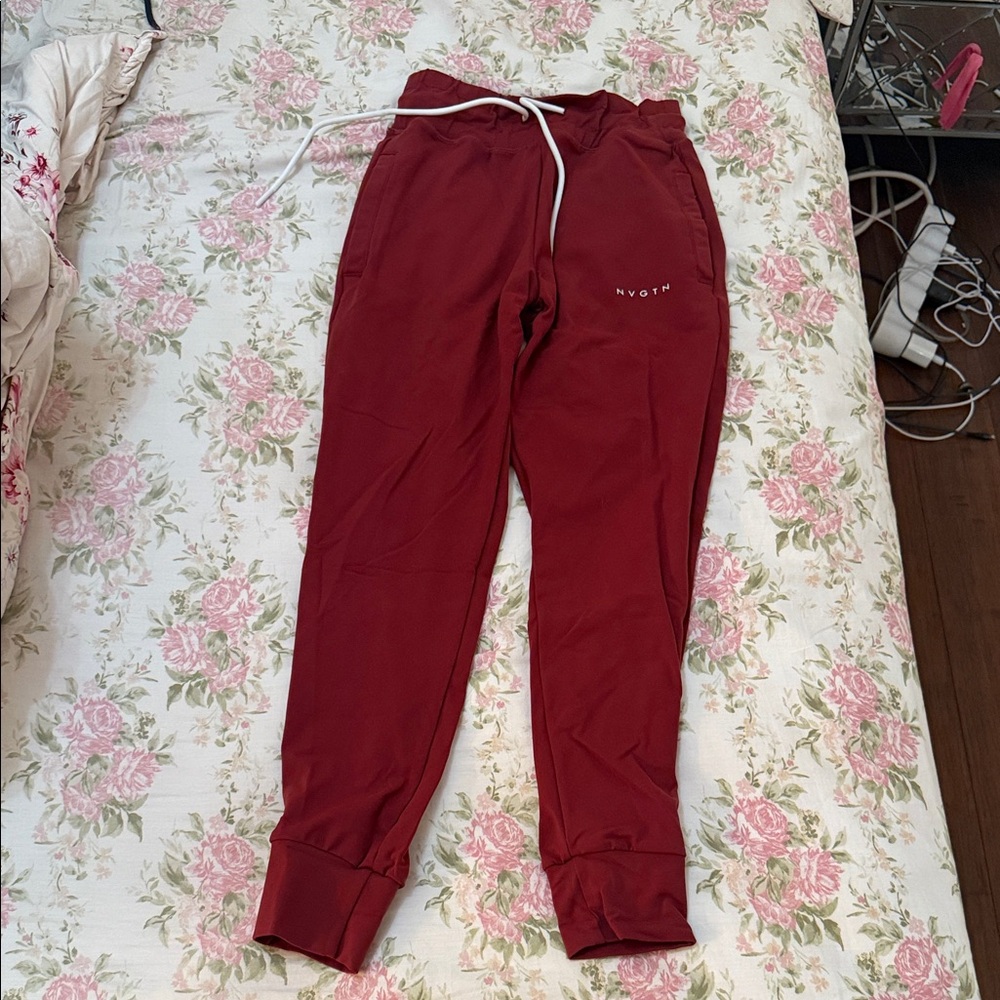 NVGTN Maroon color joggers